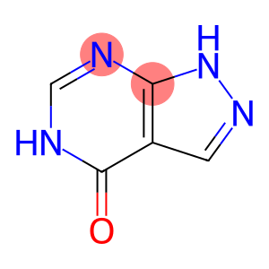 4-hydroxy-1H-pyrazolo(3,4-d)pyrimidine