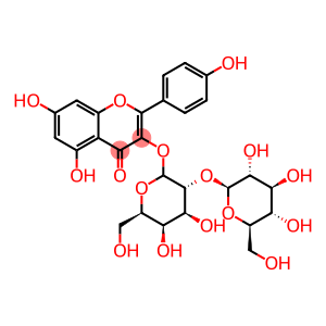 2-(4-Hydroxyphenyl)-5,7-dihydroxy-3-(2-O-β-D-glucopyranosyl-β-D-galactopyranosyloxy)-4H-1-benzopyran-4-one