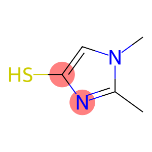 (9CI)-1,2-二甲基-1H-咪唑-4-硫醇