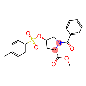 L-Proline, 1-benzoyl-4-[[(4-methylphenyl)sulfonyl]oxy]-, methyl ester, (4R)-