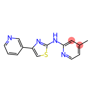 2-Pyridinamine, 4-methyl-N-[4-(3-pyridinyl)-2-thiazolyl]-