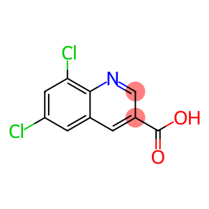 3-Quinolinecarboxylic acid, 6,8-dichloro-