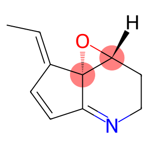 Cyclopent[b]oxireno[c]pyridine, 7-ethylidene-1a,2,3,7-tetrahydro-, (1aR,7E,7aS)-