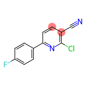 2-Chloro-3-cyano-6-(4-fluorophenyl)pyridine