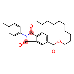 decyl 2-(4-methylphenyl)-1,3-dioxo-5-isoindolinecarboxylate