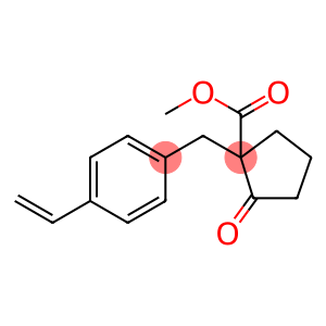 1-[(4-乙烯基苯基)甲基]-2-氧亚基环戊烷羧酸甲酯