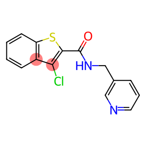 3-chloro-N-(pyridin-3-ylmethyl)-1-benzothiophene-2-carboxamide