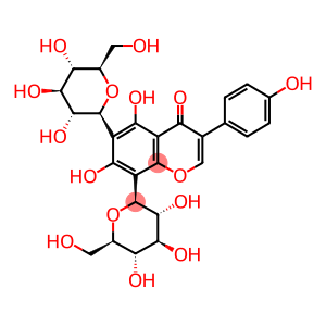 3-(4-Hydroxyphenyl)-5,7-dihydroxy-6,8-di-β-D-glucopyranosyl-4H-1-benzopyran-4-one