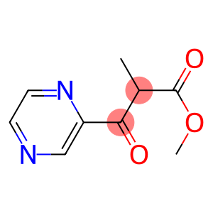 2-Pyrazinepropanoic acid, α-methyl-β-oxo-, methyl ester