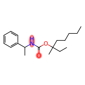 Carbamic acid, (α-methylbenzyl)-, 1-ethyl-1-methylhexyl ester (8CI)
