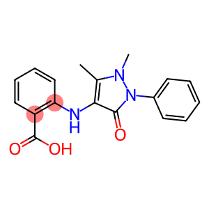 Benzoic acid, 2-[(2,3-dihydro-1,5-dimethyl-3-oxo-2-phenyl-1H-pyrazol-4-yl)amino]-