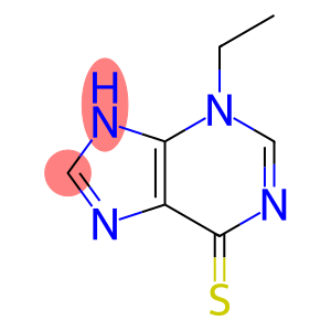 6H-Purine-6-thione,  3-ethyl-3,7-dihydro-  (9CI)