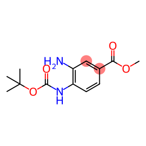 3-Amino-4-[[(1,1-dimethylethoxy)carbonyl]amino]benzoic acid methyl ester