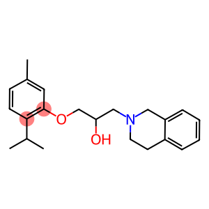 1-(3,4-dihydro-2(1H)-isoquinolinyl)-3-(2-isopropyl-5-methylphenoxy)-2-propanol