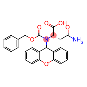(S)-4-(9H-xanthen-9-ylamino)-2-(benzyloxycarbonylamino)-4-oxobutanoic acid