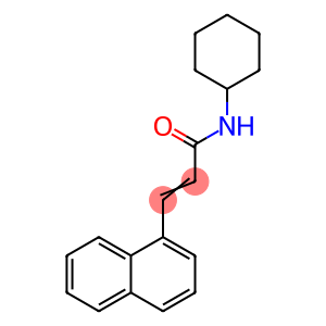 (2E)-N-cyclohexyl-3-(naphthalen-1-yl)prop-2-enamide