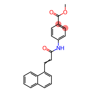methyl 4-{[3-(1-naphthyl)acryloyl]amino}benzoate