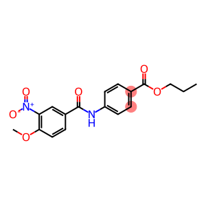 propyl 4-({3-nitro-4-methoxybenzoyl}amino)benzoate