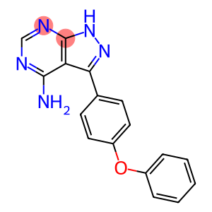 1H-Pyrazolo[3,4-d]pyrimidin-4-amine, 3-(4-phenoxyphenyl)-