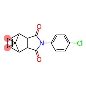 4-(4-chlorophenyl)-spiro[4-azatricyclo[5.2.1.0~2,6~]dec[8]ene-10,1'-cyclopropane]-3,5-dione