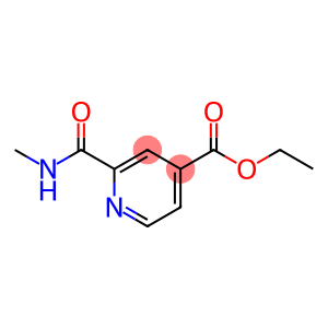4-Pyridinecarboxylic acid, 2-[(methylamino)carbonyl]-, ethyl ester