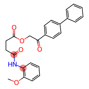 2-[1,1'-biphenyl]-4-yl-2-oxoethyl 4-(2-methoxyanilino)-4-oxobutanoate