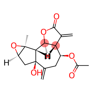 Dodecahydro-4-acetoxy-6a-hydroxy-8a-methyl-3,6-bis(methylene)oxireno[2,3]azuleno[4,5-b]furan-2-one