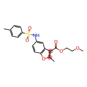 2-methoxyethyl 2-methyl-5-((4-methylphenyl)sulfonamido)benzofuran-3-carboxylate