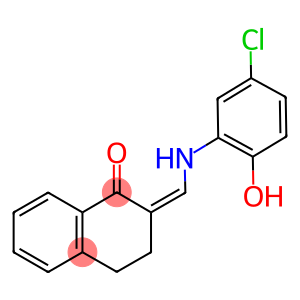 2-[(5-CHLORO-2-HYDROXYANILINO)METHYLENE]-3,4-DIHYDRO-1(2H)-NAPHTHALENONE