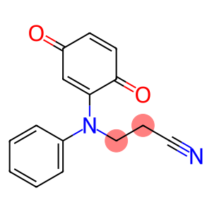 3-[(3,6-Dioxocyclohexa-1,4-dien-1-yl)(phenyl)amino]propanenitrile