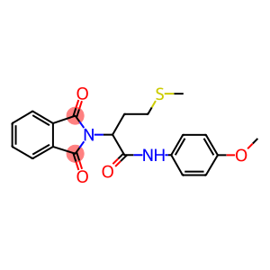 2-(1,3-dioxo-1,3-dihydro-2H-isoindol-2-yl)-N-(4-methoxyphenyl)-4-(methylsulfanyl)butanamide