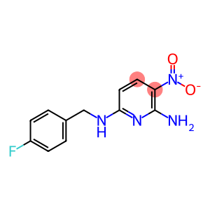 2-氨基-3-硝基-6-(4-氟苄基氨基