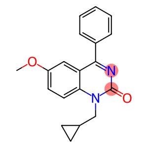 1-Cyclopropylmethyl-6-methoxy-4-phenyl-2(1H)-quinazolinone