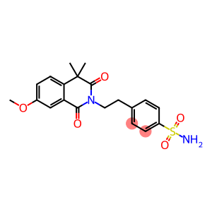 4-[2-(3,4-二氢-7-甲氧基-4,4-二甲基-1,3-二酮-2(1H)-异喹啉基)乙基]苯磺酰胺
