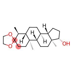 17β-Hydroxy-4α-methyl-5α-androstan-3-one ethylene acetal