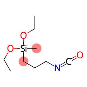 Silane, diethoxy(3-isocyanatopropyl)methyl-