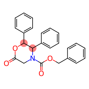 Benzyl  6-oxo-2,3-diphenyl-4-morpholinecarboxylate