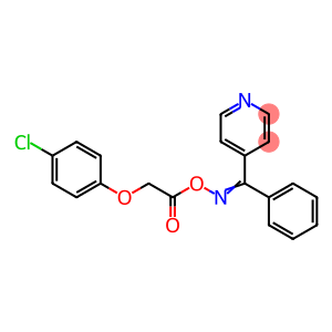 phenyl(4-pyridinyl)methanone O-[2-(4-chlorophenoxy)acetyl]oxime