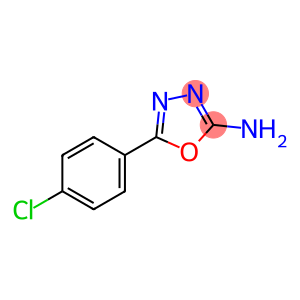 5-(4-Chlorophenyl)-1,3,4-oxadiazol-2-amine, 1-(5-Amino-1,3,4-oxadiazol-2-yl)-4-chlorobenzene