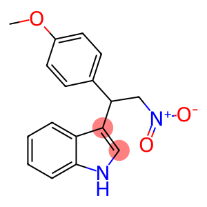 1H-Indole, 3-[1-(4-methoxyphenyl)-2-nitroethyl]-