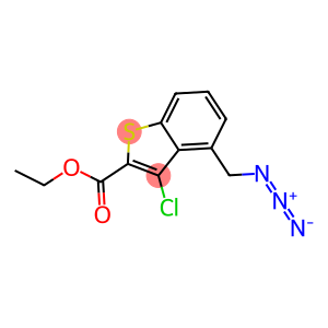 ethyl 4-(azidomethyl)-3-chloro-1-benzothiophene-2-carboxylate