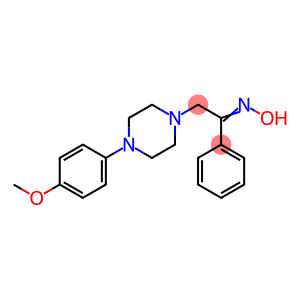 2-[4-(4-METHOXYPHENYL)PIPERAZINO]-1-PHENYL-1-ETHANONE OXIME