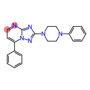 7-PHENYL-2-(4-PHENYLPIPERAZINO)[1,2,4]TRIAZOLO[1,5-A]PYRIMIDINE