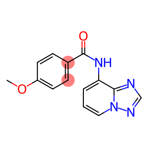 4-methoxy-N-{[1,2,4]triazolo[1,5-a]pyridin-8-yl}benzamide