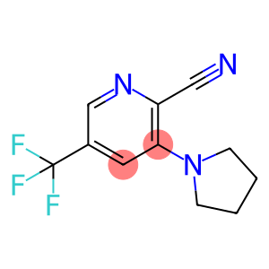 3-(Pyrrolidin-1-yl)-5-(trifluoromethyl)picolinonitrile