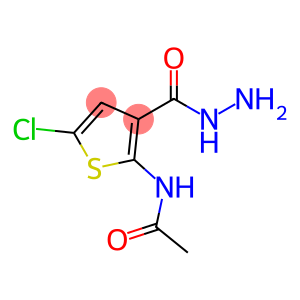 N-[5-chloro-3-(hydrazinecarbonyl)thiophen-2-yl]acetamide