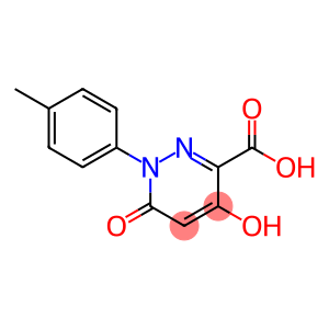 3-Pyridazinecarboxylic acid, 1,6-dihydro-4-hydroxy-1-(4-methylphenyl)-6-oxo-