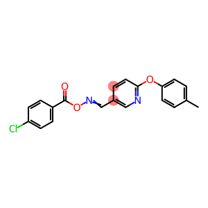 (E)-{[6-(4-methylphenoxy)pyridin-3-yl]methylidene}amino 4-chlorobenzoate