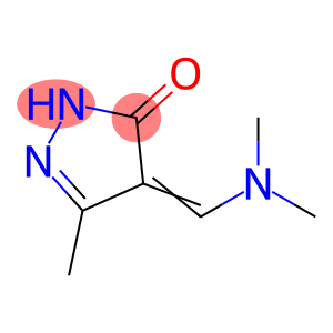 3H-Pyrazol-3-one, 4-[(dimethylamino)methylene]-2,4-dihydro-5-methyl-