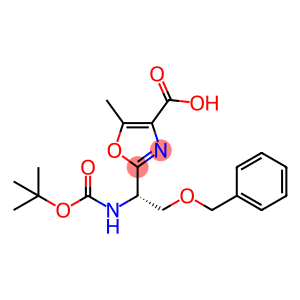 2-{(1S)-2-(benzyloxy)-1-[(tert-butoxycarbonyl)amino]ethyl}-5-methyl-1,3-oxazole-4-carboxylic acid